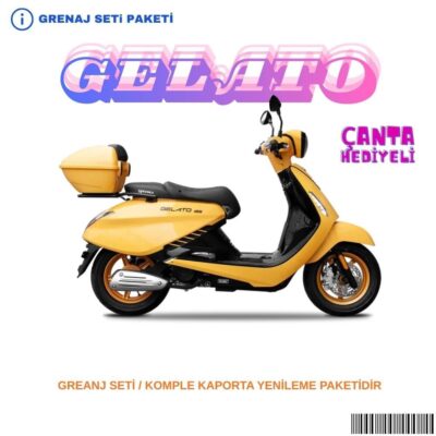 Yuki Gelato Grenaj Seti Sarı 7 Parça